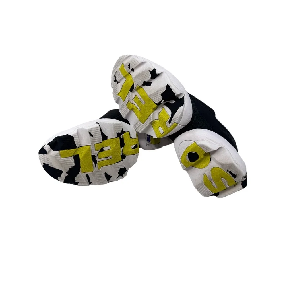 🔥Sorel Kinetic🖤⭐️🖤Impact Strap Low Top Slip On Sneakers White Black Running 9
